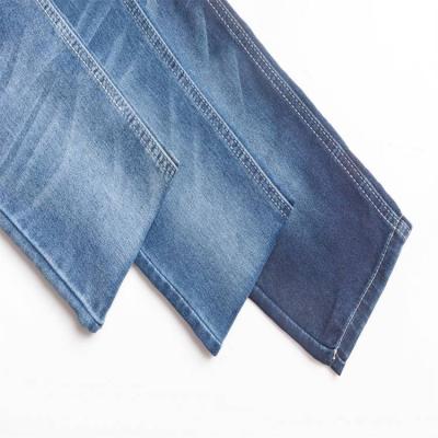 China Breathable Cotton 65% Polyester 33% Shrink Heavy Duty Knitted Denim Fabric 21*21/40 8.3 Oz Denim Fabric for sale