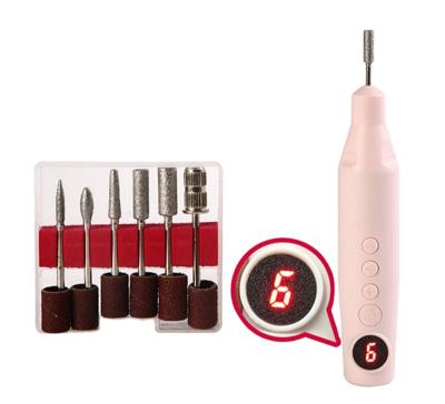 China Cheap Portable Plastic Beauty Plastic Professional Electric Tool Nail Manicure Nail Drill Machine for sale