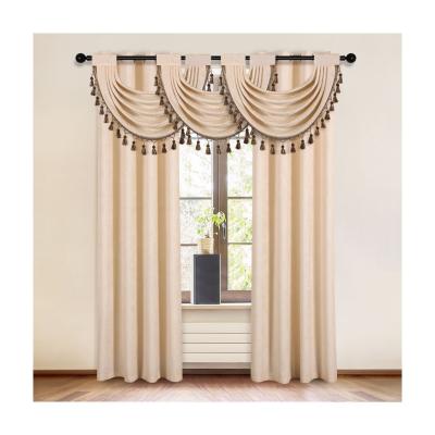 China Blackout Blackout Chenille Blackout Blackout Shade Blackout Elegant Sheer Solid Macrame Window Curtain Custom Made Window Curtain for sale