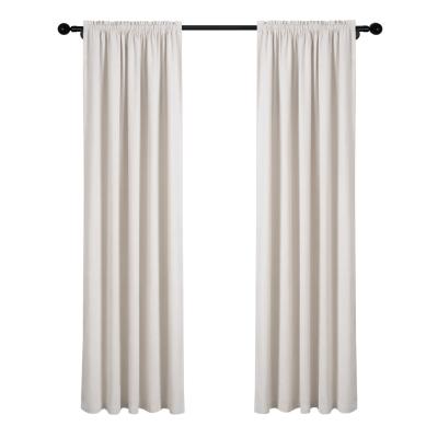 China White Ivory Velvet Backdrop Cartain Blackout Church Hospital Blackout Curtains Fabric Living Room Telas Para Cortines for sale