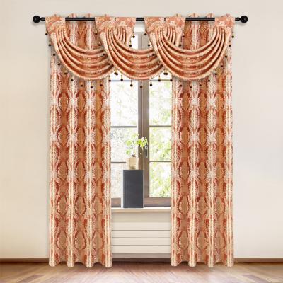 China Blackout Hotsale European Style Luxury Pinch Pleated Curtains Set Curtains Drapes For Living Room for sale