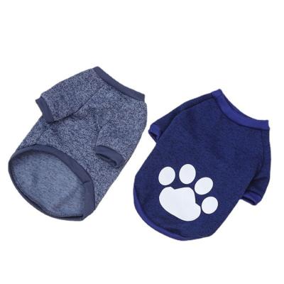 China Wholesale Sustainable Autumn Winter Teddy Wool Fleece Printed Dog Sweater Pet Clothes for sale