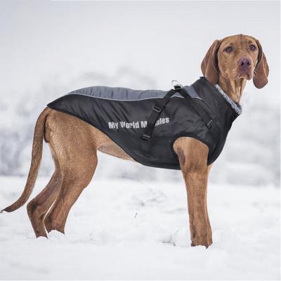 China New Sustainable Wholesale Winter Waterproof Thoughtful Stormsuit Large Warm Dog Apparel for sale