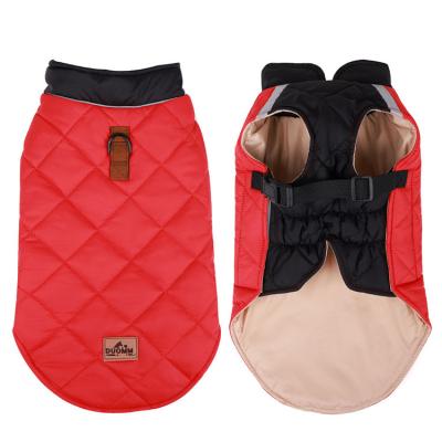 China New Viable Wholesale Autumn Winter Cotton Soft Lightweight Dog Vest Cotton Padded Clothes for sale