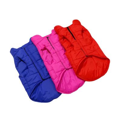 China New Viable Winter Dog Vest Cotton Coat With Lock Button Dog Cotton Vest Pet Clothes for sale