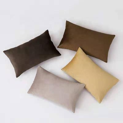 China Anti-Static Ready To Ship China To Ship 45x45 Flocking Silk Velvet Pillow Case Cushion Cover For Home Decor for sale