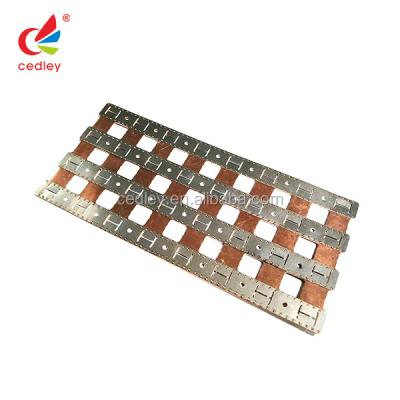 China Machine- 21700 Copper Nickel Busbar 4P8S Copper Nickel Composition Sheet for sale