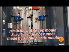 8cavity Injection Molding Cold Runner 70mm Plastic Bottle Mold For 50L Jerrycan