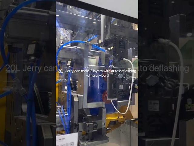 single cavity 10l customized jerrycan blow mold with handle in cold runner