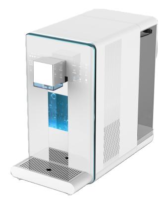 China Portable Instant Screen Smart Desktop Water Purification Countertop Heat Instant Hot Cold Water Dispenser for sale