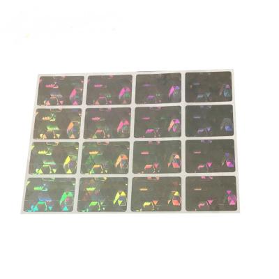 China Pa Hologram Tamper Proof Stickers Overlay Hologram Bopp Film With Letter for sale