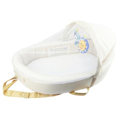 China Modern Baby Hutch in Crib Maternal and Infant Outdoor Travel Crib Portable Crib in Bed with Music No Lighting for sale