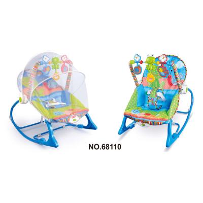 China Contemporary Baby Electric Musical Rocking Chair Swing Baby Bouncer with Mosquito Net Good for Baby Sleeping for sale