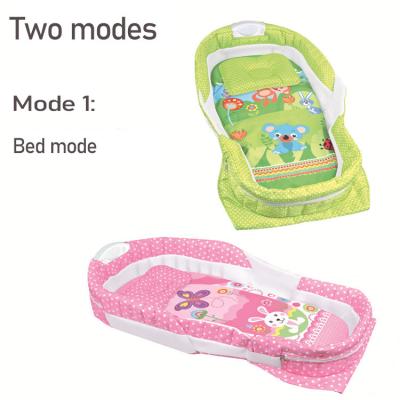 China Washable/Portable/Demountable Multifunctional Portable Light Music Baby Crib Travel Crib Separate Newborn Bed for sale