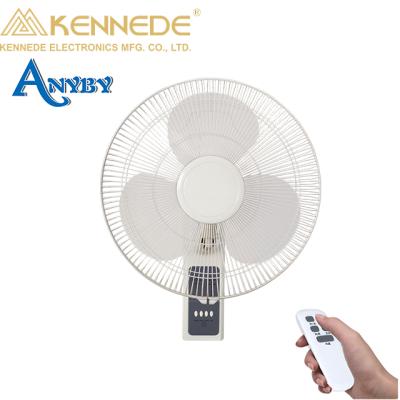 China Plastic Kennede 3 speed control with stylish wall design remote control and 3 blade fan for sale