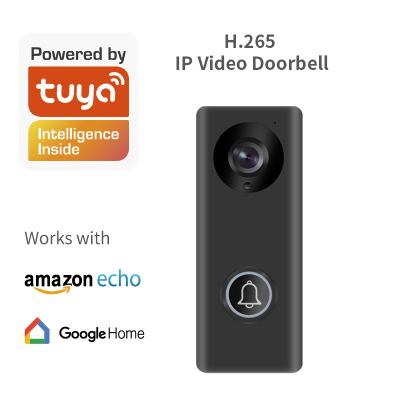 China Open 2021 KONX 1080p 2Mega Ring POE rj45 Tuya Smart WiFi Video Doorbell, Wireless Video Door Phone, Waterproof PIR Motion Detection for sale