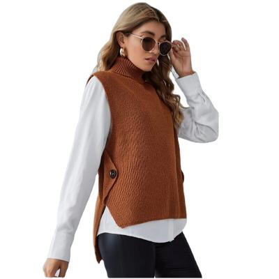 China Hot-selling Anti-wrinkle New Tank Tops With Irregular Vests Turtle Necks Invest Sweater Women's Sweaters for sale