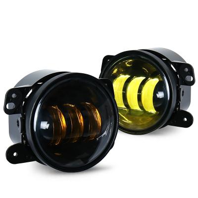 China For Jeep OVOVS Auto Parts 4inch Amber Fog Lamps 12v 4