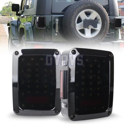 China Wholesale Direct Reverse Running Factory Brake Turn Tail Lamp OVOVS Parking EURO/US Plug Led Tail Light For JK Jeep Cars for sale