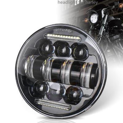 China For harley motorcycle OVOVS motorcycle lighting system 5.75 inch led headlight for harley honda motorcycle for sale