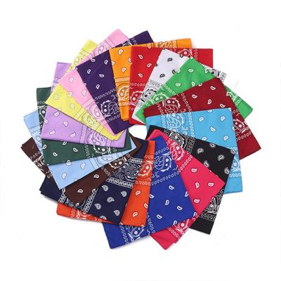 China Cheap Promotional Gift Paisley Cotton Bandanas Made USA For Sale for sale