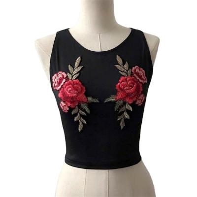 China Professional Manufacturer Breathable Vest Fashion Design Embroidered Ladies Underwear for sale