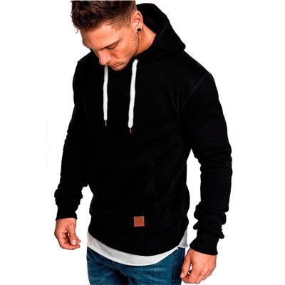 China high quality custom wholesale pocket hoodie Anti-wrinkle pullover fashion casual men's sweatshirt for sale