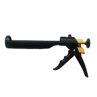 China Universal 9 Inch 300ml Plastic Glue Semicircular Glass Caulking Gun for sale