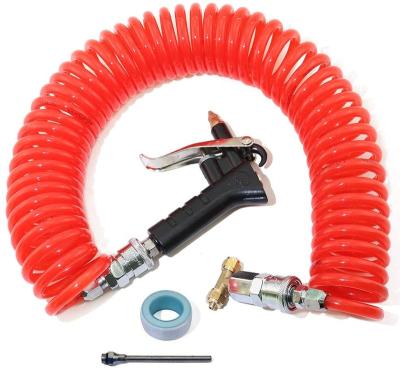 China Drilling PU Dust Cleaning Recoil Hose 9m Air Rag Airgun Kit for sale