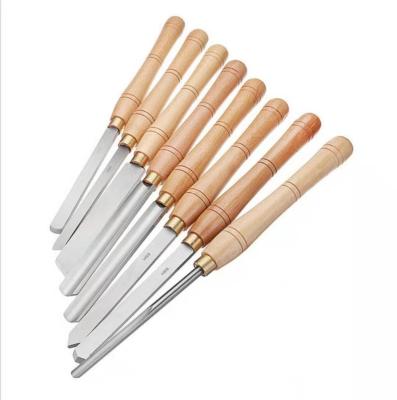 China Woodworking Chisel High Speed ​​Steel Wood Lathe Working Turning Tool With Handle Woodworking Woodworking Tool for sale