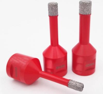 China Easy Operation Vacuum Brazed Diamond Core Drill with M14 Thread, Stones, Porcela for sale