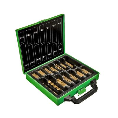 China Metal Drilling 88Pcs HSS Titanium Coating Round Shank Twist Drill Bit Set for sale