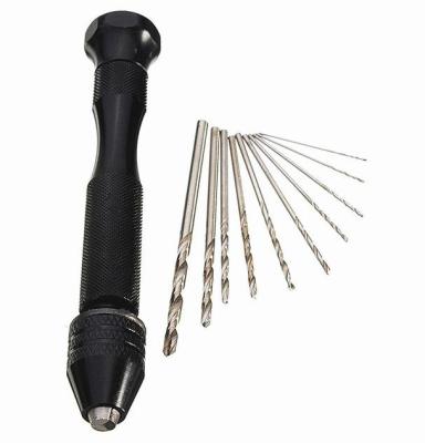 China Bodhi Amber Core Carving Drilling Tool Mini Hand Drill 10pc Woodworking Twist Drill for sale