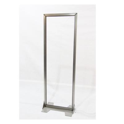 China Yiree custom metal ISO9001 a4 trade show set metal iron frame up pop display stand for retail store for sale