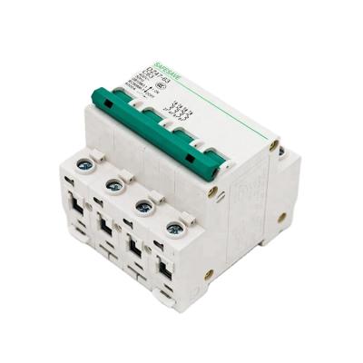 China Single Phase 50hz Three Phase 60hz 32 Amp 45A 63A 1 Pole Intelligent Electronic Circuit Breaker AC Circuit MCB MINI NC 2 3 4; ZHE 6KA for sale