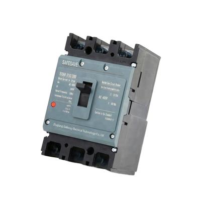 China 63A 100A 125A 250A 400A 630A 3 Pole 4 Pole Molded Case Circuit Breaker MCCB SMS7-225 for sale