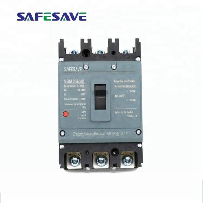 Κίνα SAFESAVE DC MCCB Breaker Switch 1000V 100A 125A 150A 160A DC Molded Case Circuit Breaker SMS7-225 προς πώληση