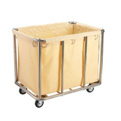 China Warehouse Multi Color Selections Hamper Linen Cart Household Laundry Cart Hotel Cart for sale