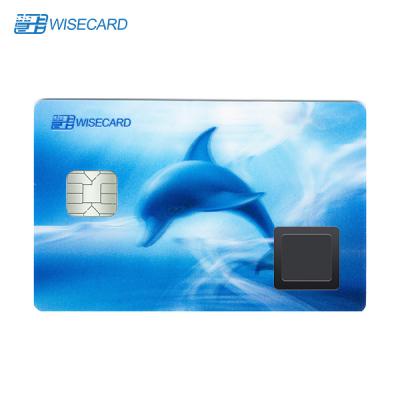 China Shiny Biometric Passport RFID Smart Card , NFC Signals RFID Blocking Card for sale