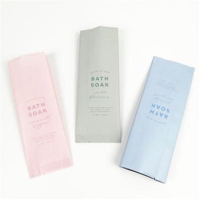 China Eco Friendly Recyclable Custom Spa Gift Private Label Epsom Salt Natural Bath Salts Packaging Bag Factory for sale