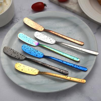 China Sustainable 304 Stainless Steel Butter Spreader Butter Knife for sale