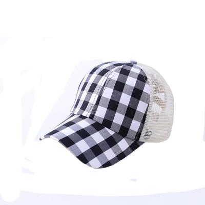 China Custom logo fashion mesh baseball cap summer sports hats men's and women's youth breathable breathable baseball hat for sale