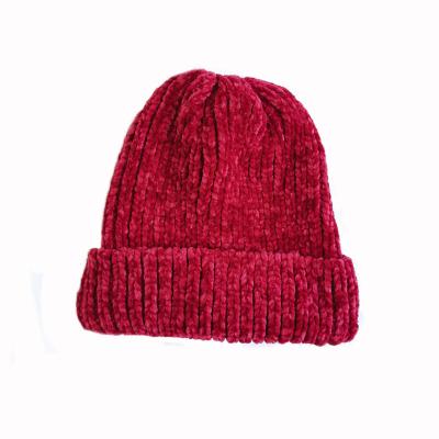 China Wholesale Unisex Winter Women COMMON Knitted Beanie Hat Cheap Knitted Hat Knitted Beanies Winter Warm Custom Hats for sale