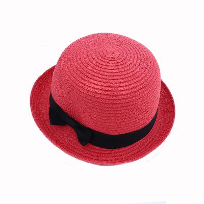 China Sunscreen Eco-friendly Straw Brim Beach Hat Summer Flat Wide Braid Fishing Straw Hats Women Solid Color Loose Straw Hat for sale