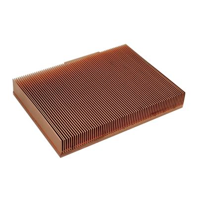 China Heatsink Customized High Power CPU Cooler Copper Heatsink With Skiving Fin for sale