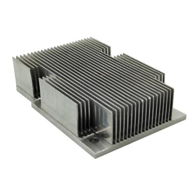 China Heatsink Customized Rectangle Dodged Fin Copper Heatsink For GPU, IGBT, Speaker Cooler Aluminum Radiator for sale