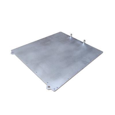 China Multichannel Braizing Tube Water Cooling Plate Aluminum Radiator Vacuum Plate For High Power Electronic Components for sale