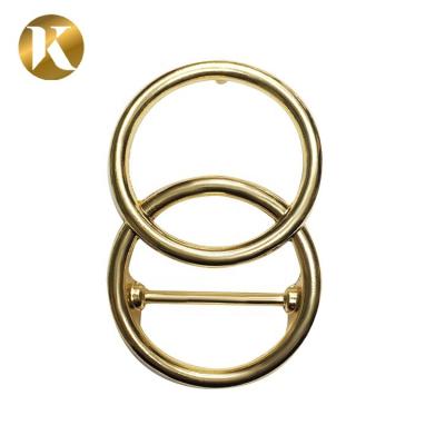 China Heavy Retro Ring Zinc Alloy Belt Buckle 40MM With Elegant Appearance for sale