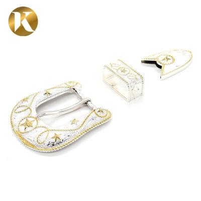 China Zinc Alloy Double Pin Belt Buckle 40mm Inner Size With Long Using life for sale