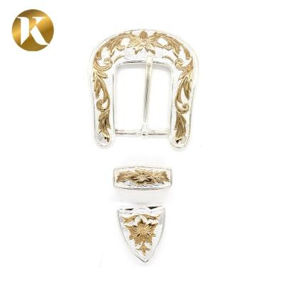 China Popular 2 Color Decorative Belt Buckle Metal Durable Zinc Alloy Material for sale